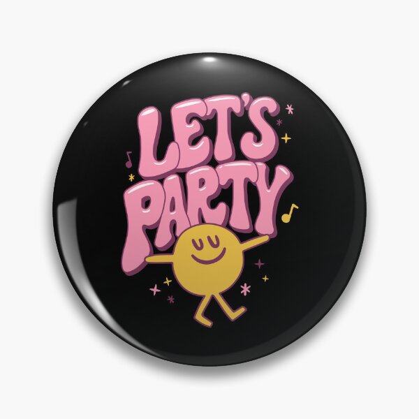 Item preview, Let's Party | Retro Smiley Party designed and sold by Zerhof.
