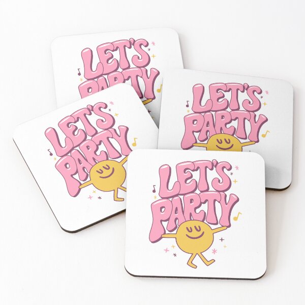 Item preview, Let's Party | Retro Smiley Party designed and sold by Zerhof.