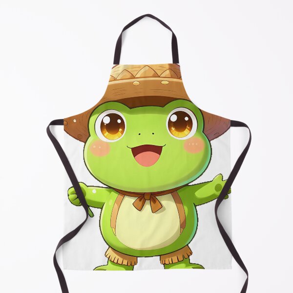Item preview, Cute Frog Scarecrow Icon designed and sold by pumsquare.