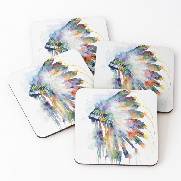 Item preview, Feather Headdress, Rainbow Toned Study designed and sold by caracatita75.