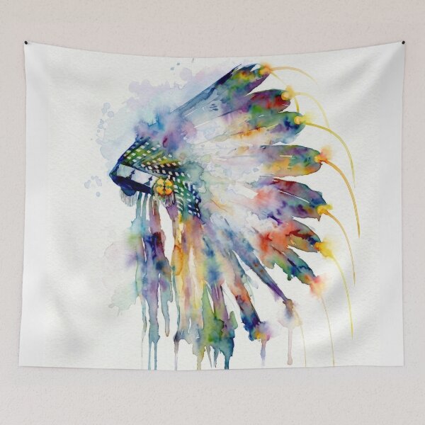 Item preview, Feather Headdress, Rainbow Toned Study designed and sold by caracatita75.
