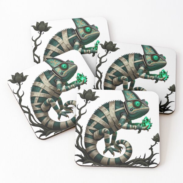 Item preview, Gothic Mummy Chameleon designed and sold by IllumeInk.