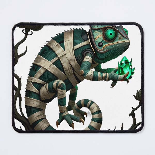 Item preview, Gothic Mummy Chameleon designed and sold by IllumeInk.