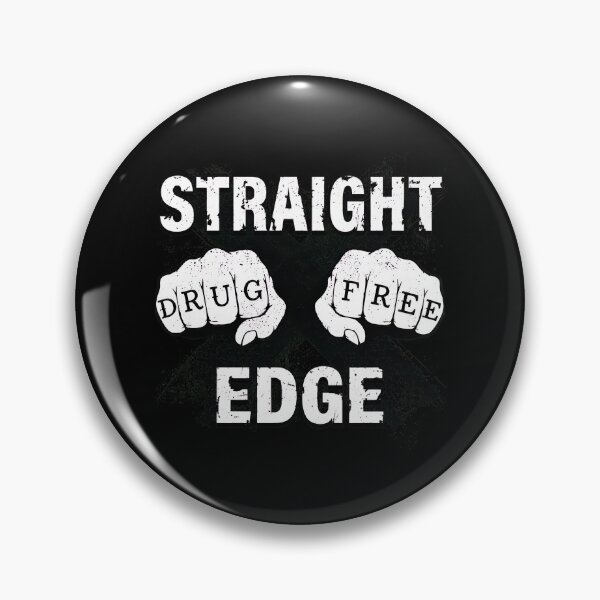 Item preview, Straight Edge Drug Free Fist Grunge Punk-93 designed and sold by AmoreDesignAns.