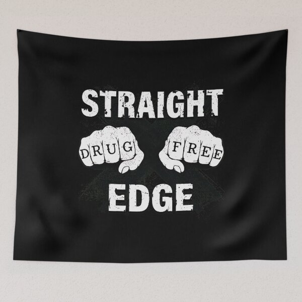 Item preview, Straight Edge Drug Free Fist Grunge Punk-93 designed and sold by AmoreDesignAns.