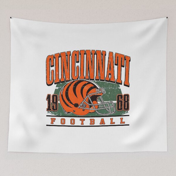 Item preview, Cincinnati Football Vintage Helmet Sports Graphic Design designed and sold by JohnGutie48727.