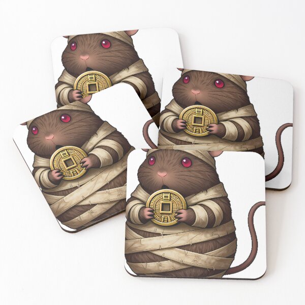 Item preview, Gothic Mummy Tomb Rat designed and sold by IllumeInk.