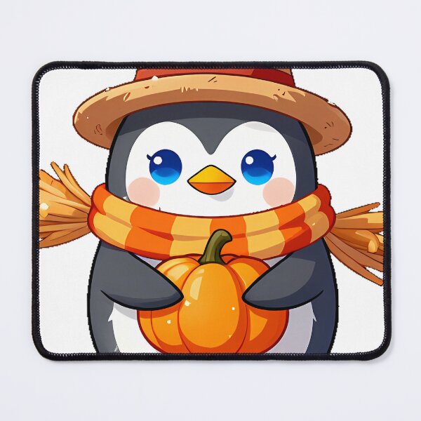 Item preview, Cute Baby Penguin Scarecrow Icon designed and sold by pumsquare.