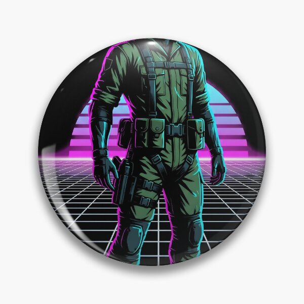 Item preview, Naked Snake Metal Gear Solid 3 Synthwave Gamer Graphic Tee designed and sold by Senpaiwaves.