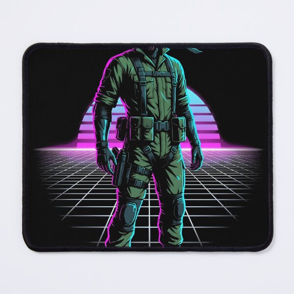 Item preview, Naked Snake Metal Gear Solid 3 Synthwave Gamer Graphic Tee designed and sold by Senpaiwaves.