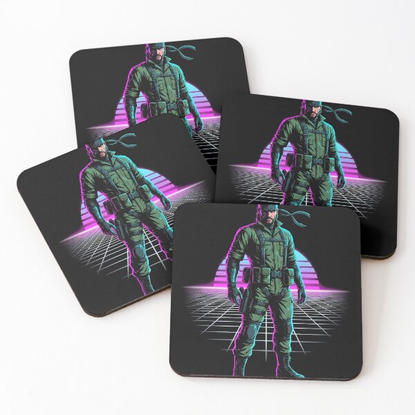 Item preview, Naked Snake Metal Gear Solid 3 Synthwave Gamer Graphic Tee designed and sold by Senpaiwaves.