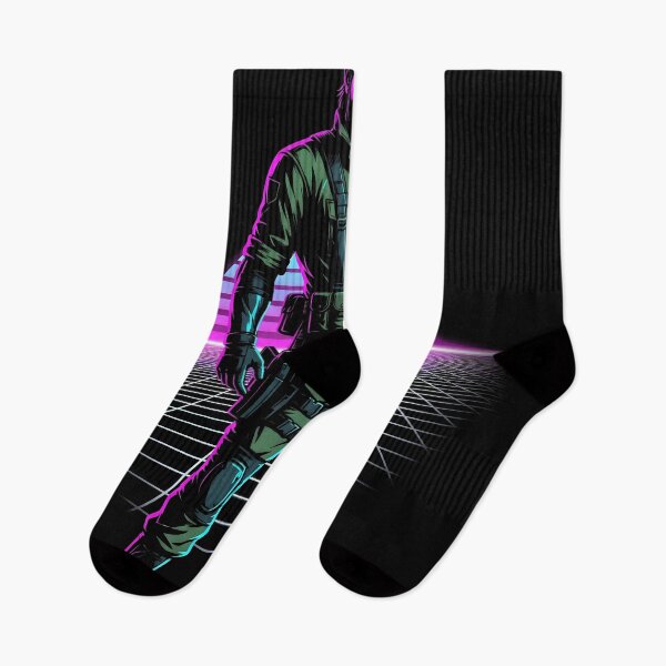 Item preview, Naked Snake Metal Gear Solid 3 Synthwave Gamer Graphic Tee designed and sold by Senpaiwaves.