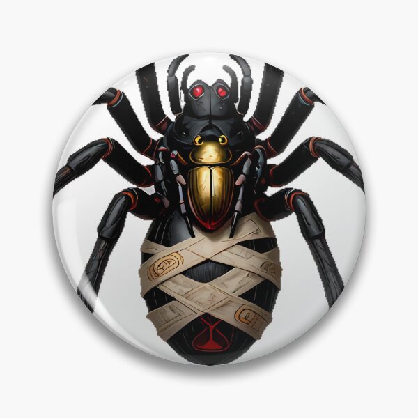 Item preview, Gothic Mummy Black Widow Spider designed and sold by IllumeInk.