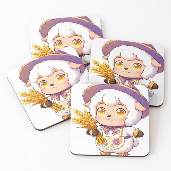 Item preview, Cute Woolly Sheep Scarecrow Icon designed and sold by pumsquare.