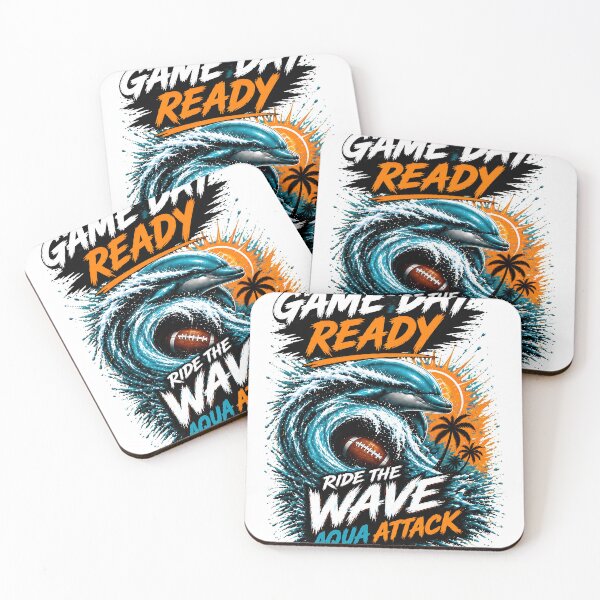 Item preview, Ocean Wave Dolphin Football Adventure Graphic designed and sold by RyanVasqu47526.