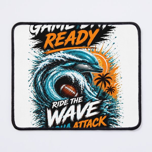 Item preview, Ocean Wave Dolphin Football Adventure Graphic designed and sold by RyanVasqu47526.