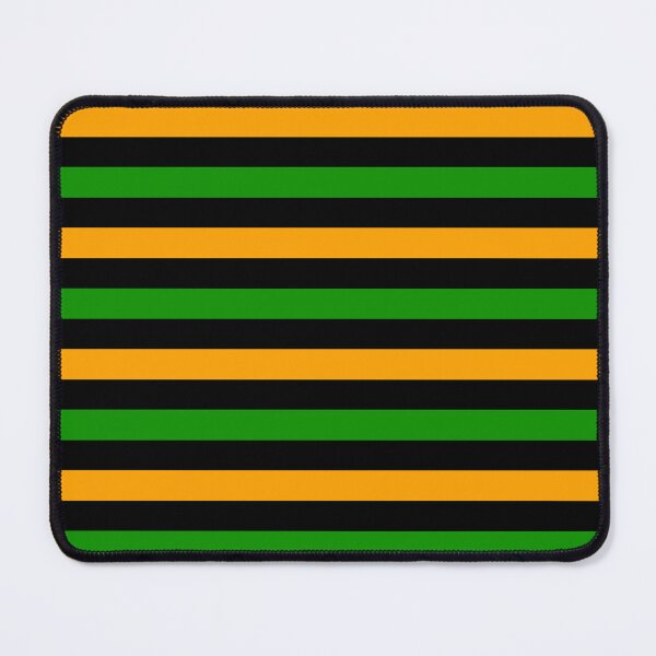 Item preview, Yellow And Green Stripes Design Black designed and sold by PatternTitan.