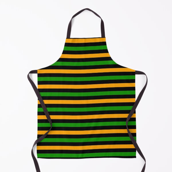 Item preview, Yellow And Green Stripes Design Black designed and sold by PatternTitan.