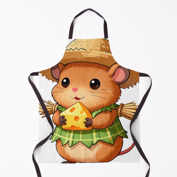 Item preview, Cute Little Mouse Scarecrow Icon designed and sold by pumsquare.