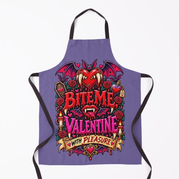 Item preview, DARK LOVE ❤️ - MONSTER ROMANCE COLLETION -  VAMPIRE LOVE - BITE ME, VALENTINE - WITH PLEASURE - v3 designed and sold by WheelieGdArt.