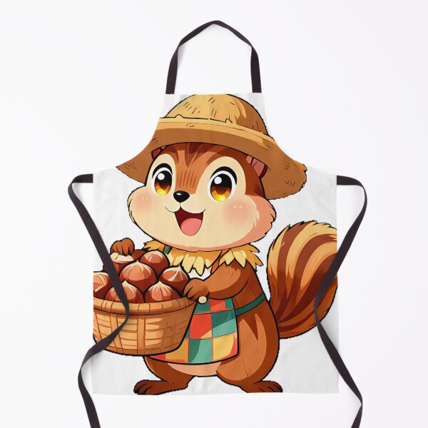 Item preview, Cute Chipmunk Scarecrow Icon designed and sold by pumsquare.