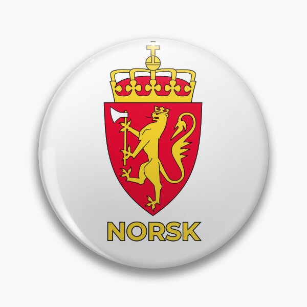Item preview, Norwegian Royal Coat of Arms - Heraldry design + NORSK designed and sold by Heraldry design.