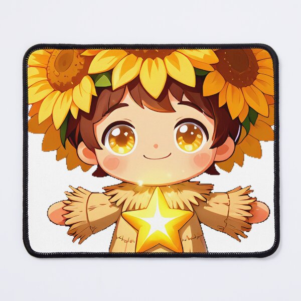 Item preview, Cute Sunflower King Scarecrow Icon designed and sold by pumsquare.
