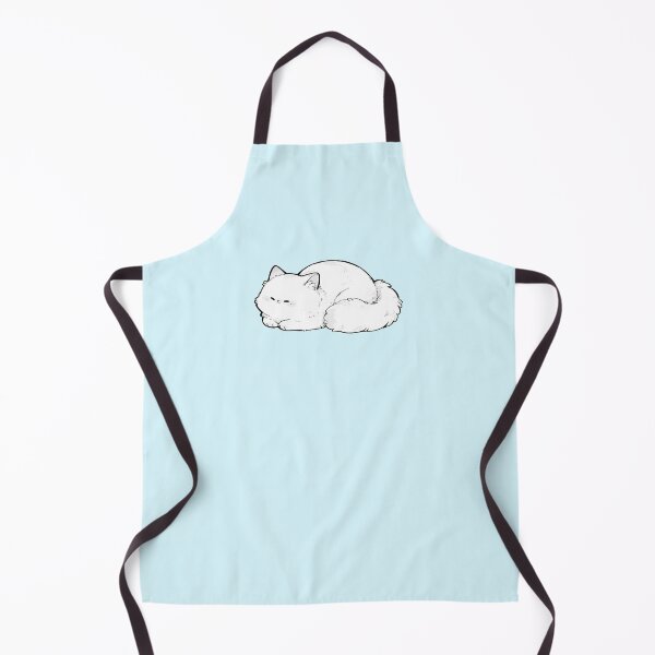 Item preview, Cute Fluffy Sleeping Cat Kawaii Line Art designed and sold by jianina-alondra.