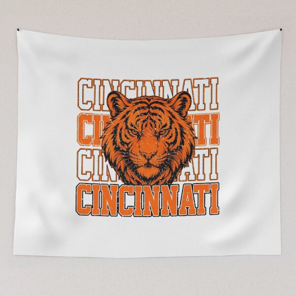 Item preview, Cincinnati Tiger Vintage Sports Mascot Graphic Design designed and sold by JohnFowle28002.