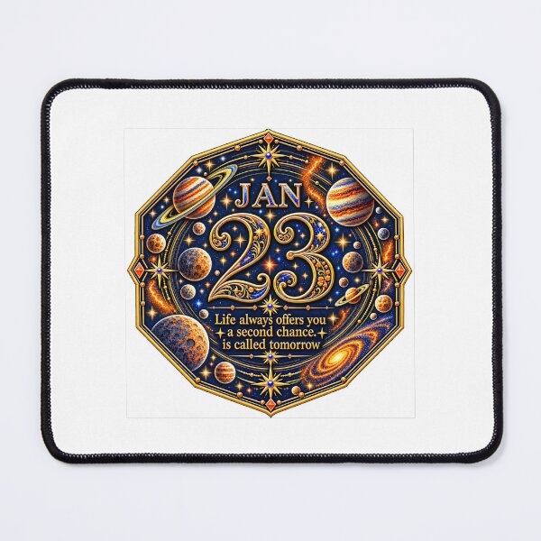 Item preview, January 23 Birthday Inspirational Design designed and sold by LunaMoments.