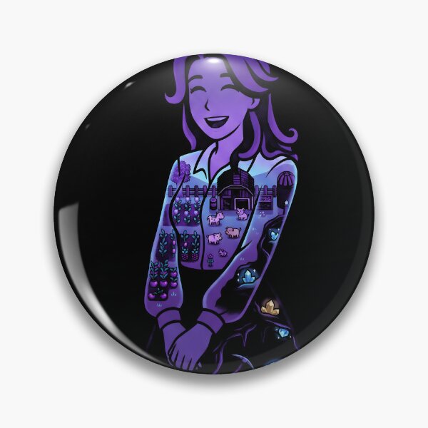 Item preview, Abigail Stardew Valley Silhouette Gaming Graphic Tee designed and sold by Senpaiwaves.