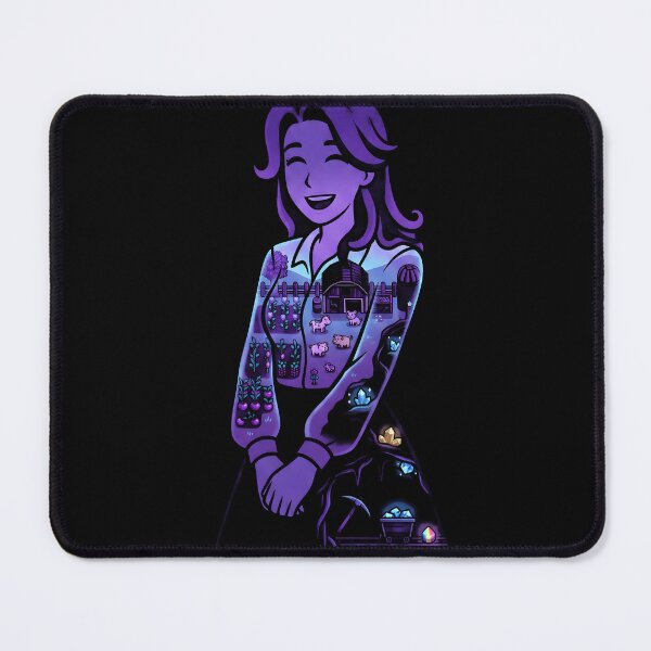 Item preview, Abigail Stardew Valley Silhouette Gaming Graphic Tee designed and sold by Senpaiwaves.