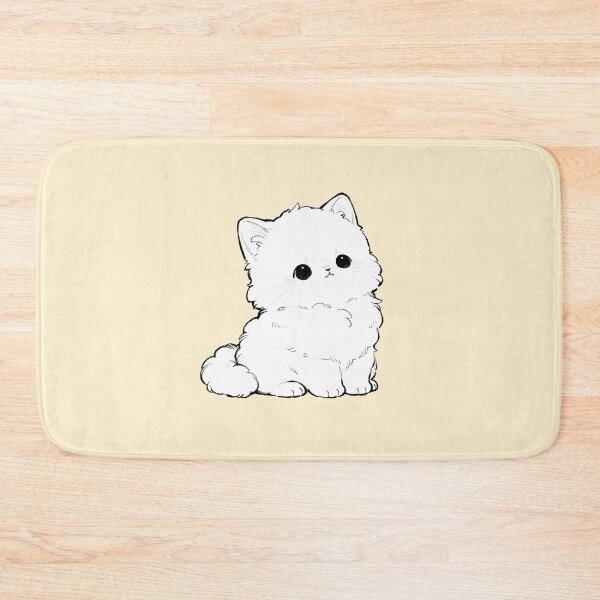 Item preview, Cute Fluffy Kitten Kawaii Cat Drawing designed and sold by jianina-alondra.