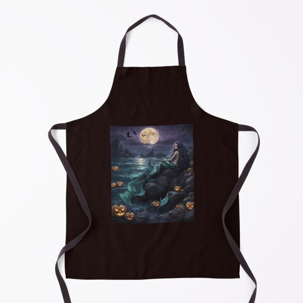 Item preview, Halloween Mermaid – Gothic Moonlit Ocean Fantasy designed and sold by Shiwwa.