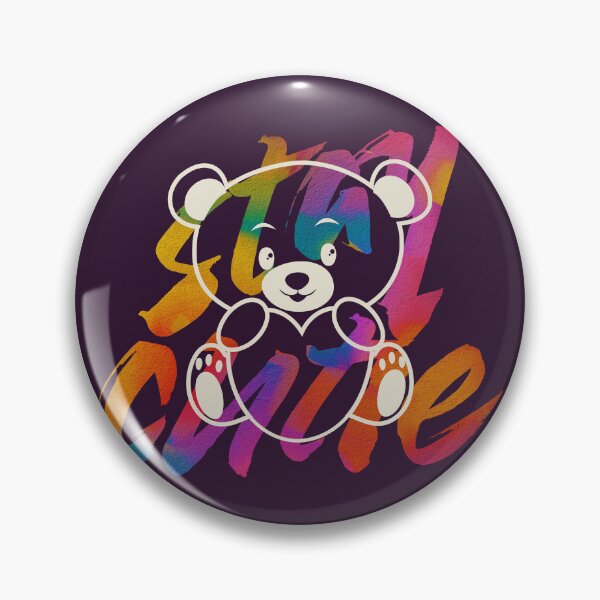 Aperçu de l'œuvre Restez mignonne en couleurs créée et vendue par Design Join.