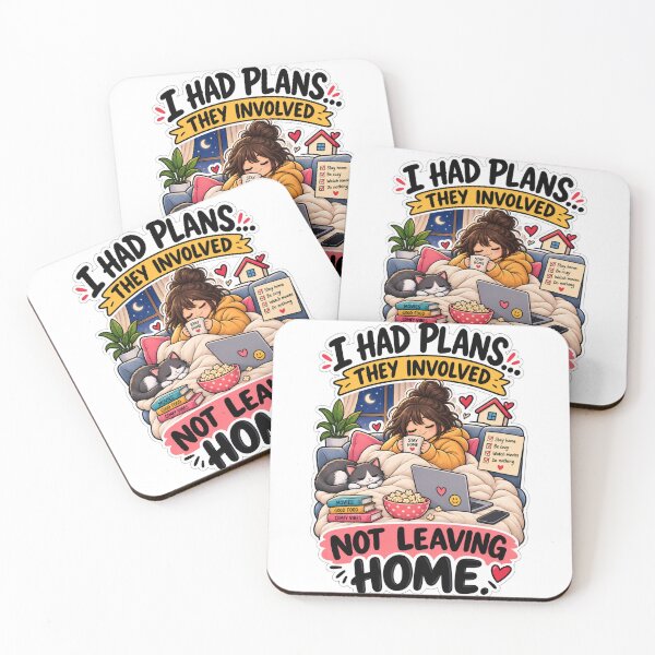 Item preview, I Had Plans They Involved Staying Home designed and sold by BrahimiGraphics.