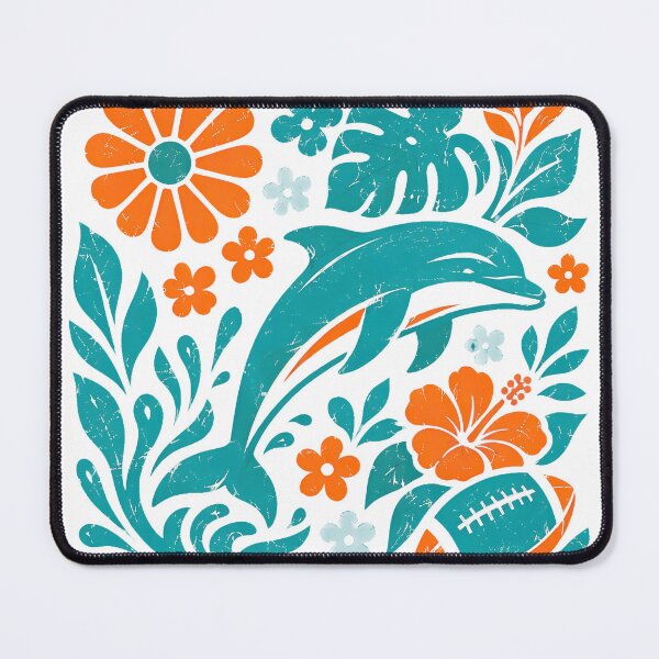 Item preview, Tropical Dolphin Floral Football Coastal Design designed and sold by KathleenR67443.
