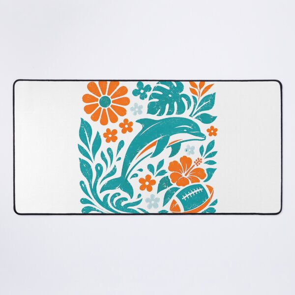 Item preview, Tropical Dolphin Floral Football Coastal Design designed and sold by KathleenR67443.