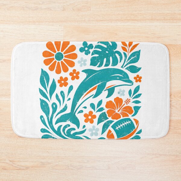 Item preview, Tropical Dolphin Floral Football Coastal Design designed and sold by KathleenR67443.