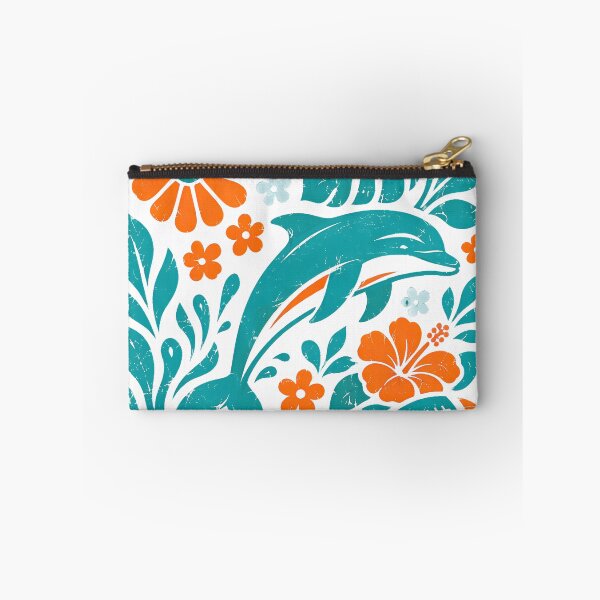 Item preview, Tropical Dolphin Floral Football Coastal Design designed and sold by KathleenR67443.