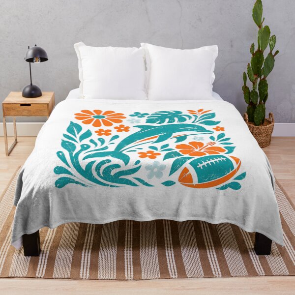 Item preview, Tropical Dolphin Floral Football Coastal Design designed and sold by KathleenR67443.