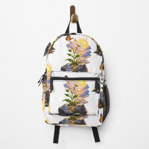 Item preview, Bloom Through Adversity – Wildflower Growing Through Rock Inspirational Nature Design designed and sold by Ishratparween11.