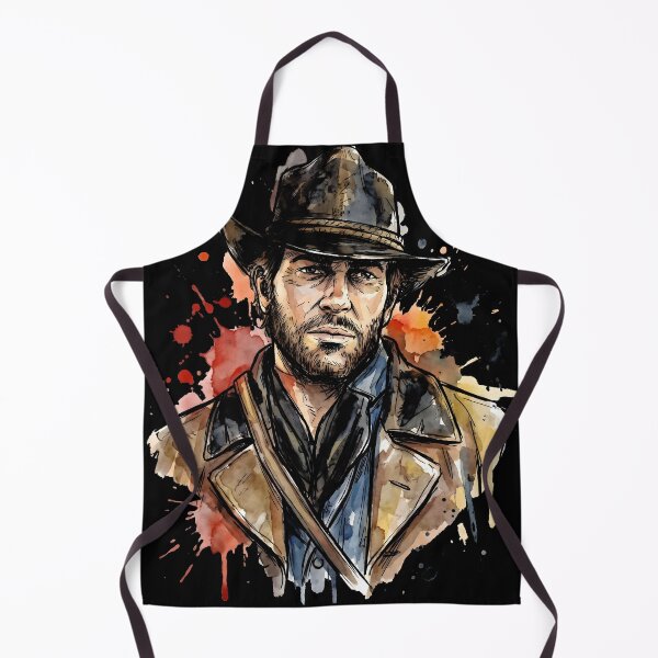 Item preview, Arthur Morgan Red Dead Redemption 2 Ink Video Game Streetwear Tee designed and sold by Senpaiwaves.