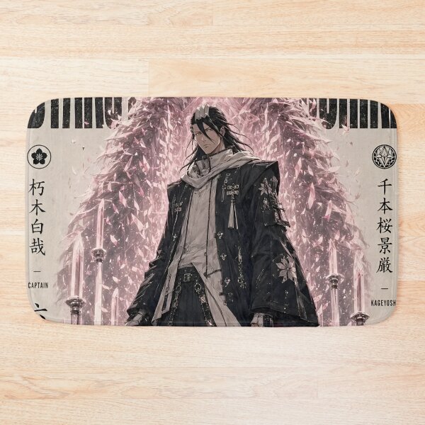 Item preview, Pink Petal Samurai Commander – Elegant Japanese Swordsman Warrior Artwork designed and sold by Dyan4.