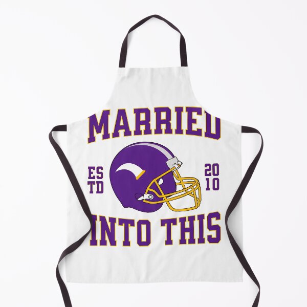 Item preview, Married Football Helmet Purple Sports Fan Design designed and sold by MatthewCo98528.