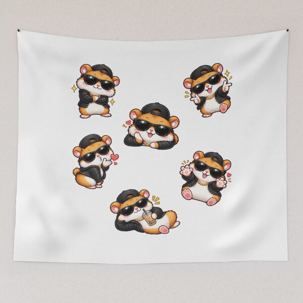 Item preview, Cool Kawaii Hamsters designed and sold by odkocreative.