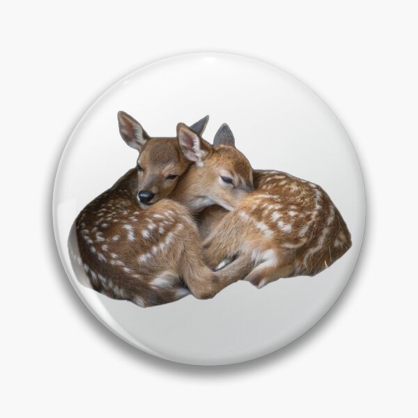 Item preview, cute fawns hugging coquette designed and sold by leeliae.