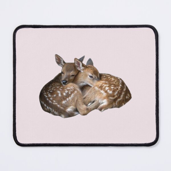Item preview, cute fawns hugging coquette designed and sold by leeliae.