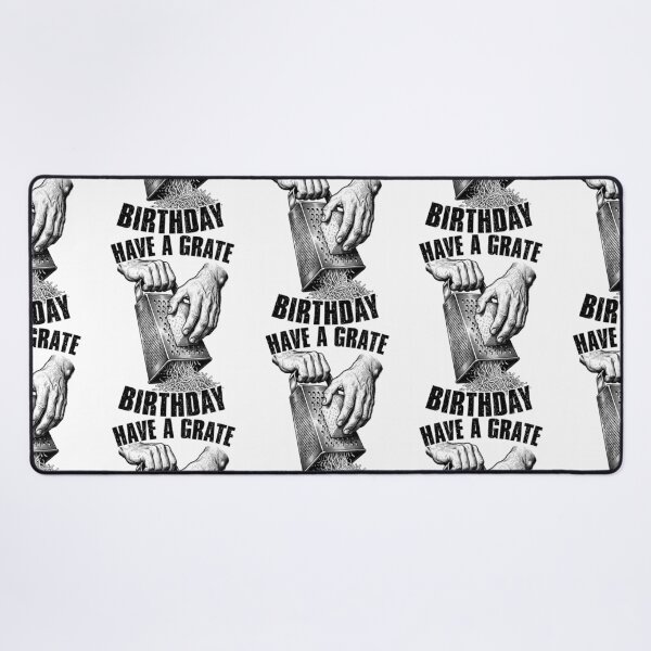 Item preview, Have A Grate Birthday Funny Silly Cheese Grater Pun Chef designed and sold by GrandeDuc.