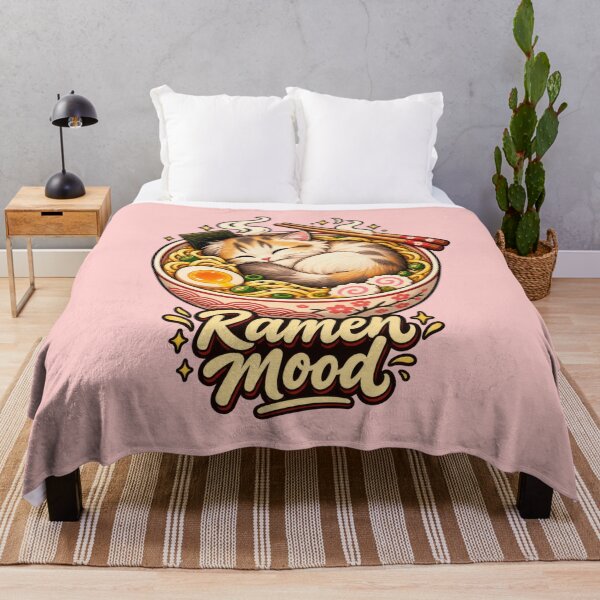 Item preview, Ramen Mood Cute Sleepy Cat designed and sold by Trendy-Artistry.